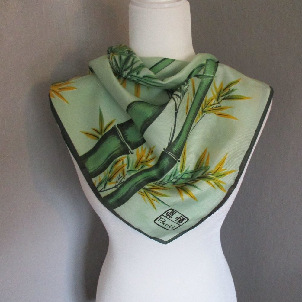 Bamboo 1970's Paoli scarf - Picture 1 of 4